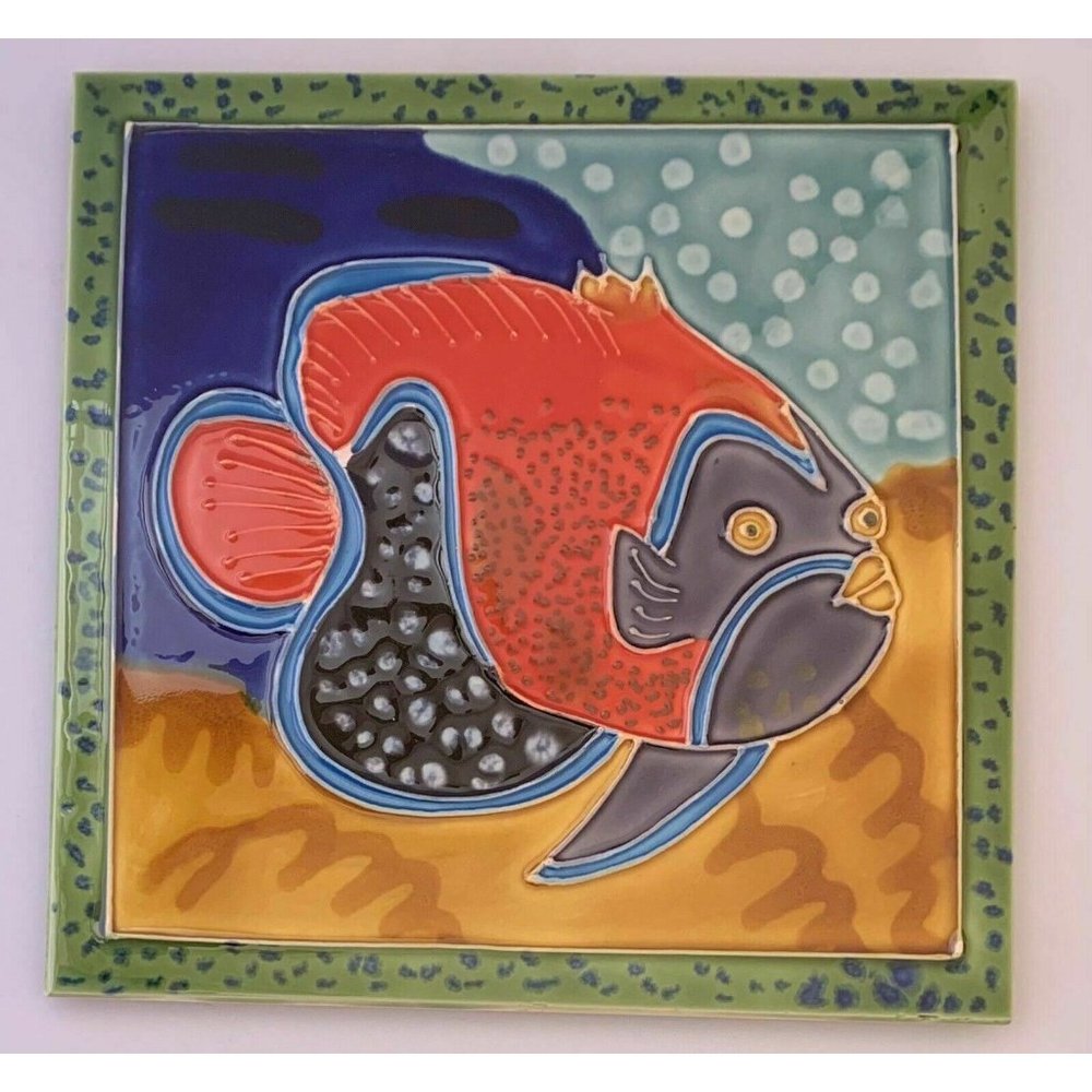 Clownfish Clown Fish Decorative Ceramic Wall Art Tile 8x8 New